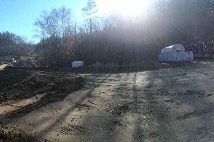 Excavation equipment operated by Big Sandy Resources